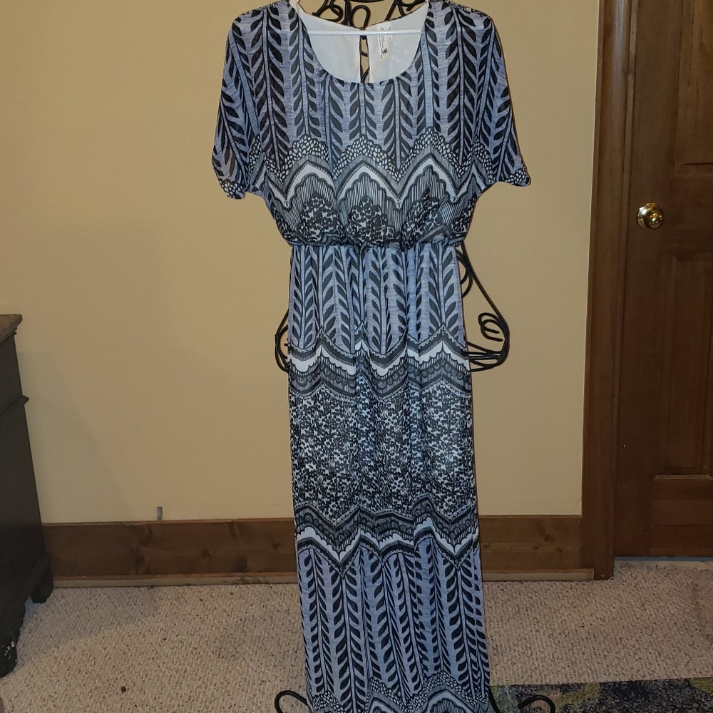 3 for 25 Pink Owl Boho Maxi Dress